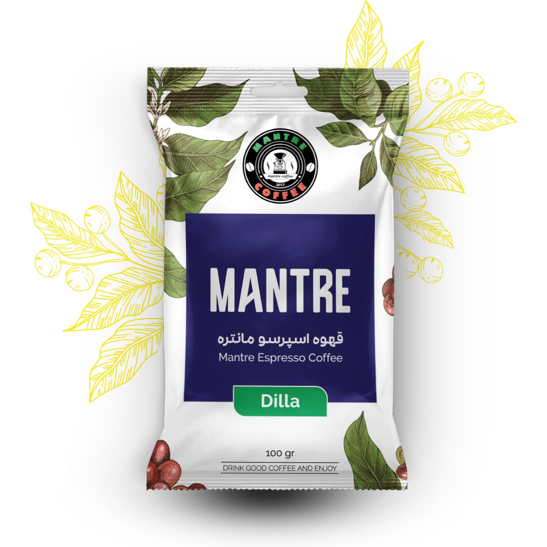 پودر قهوه اسپرسو دیلا ۸۰٪ عربیکا مانتره ۱۰۰گرمی